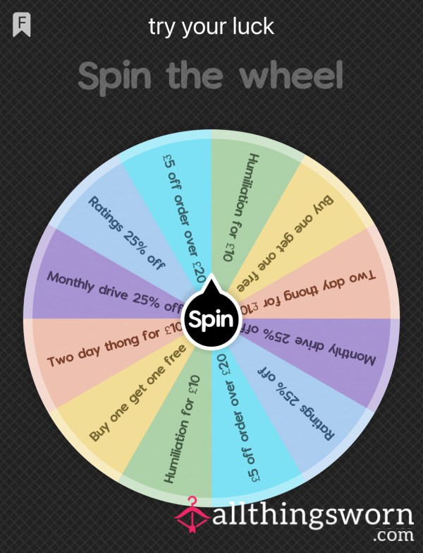 Lucky Day Spin Wheel💰🩷