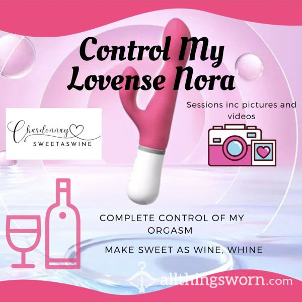 🍷Make Me C*m💦|Control My Lovense Nora Via The App😈📱