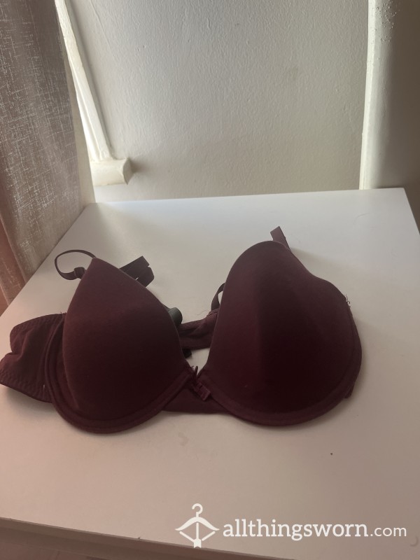 Maroon Bra