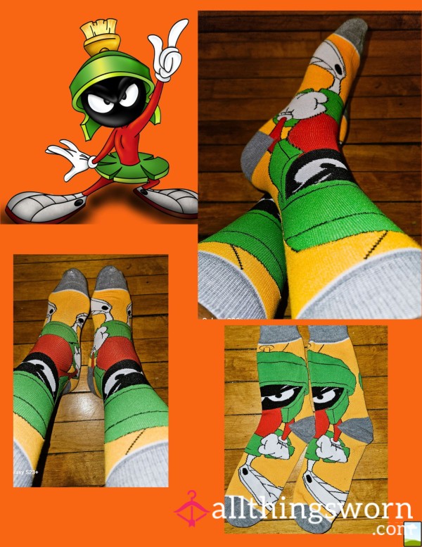 Marvin The Martian Socks