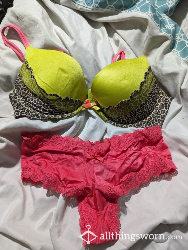 Matching Bra And Cheeky Panty Set