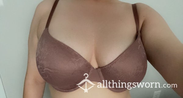 Mauve Lace Bra