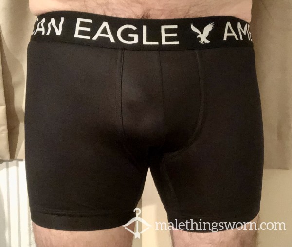 Men's American Eagle Black, Boxers (M)