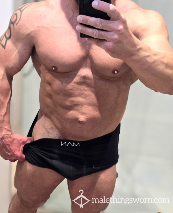 Mens Black Tight Boxers