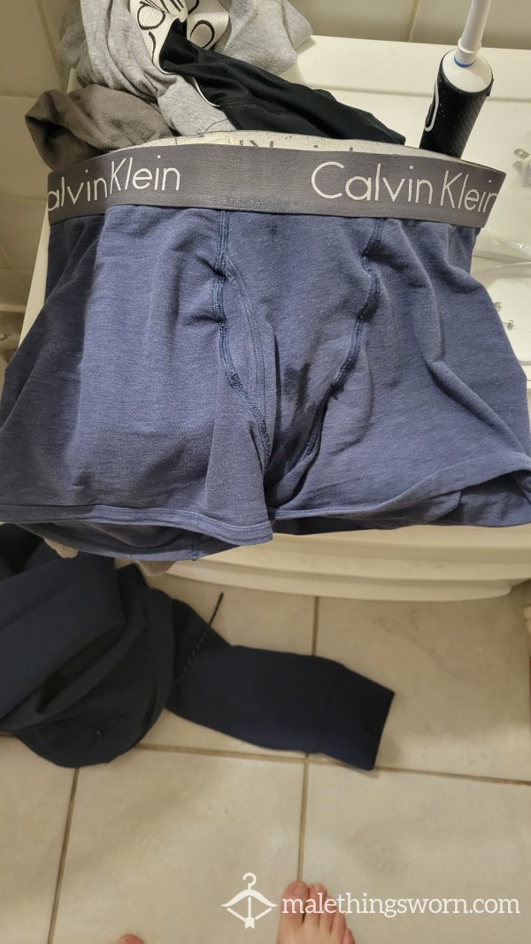 Men's Blue Calvin Klein With C*m