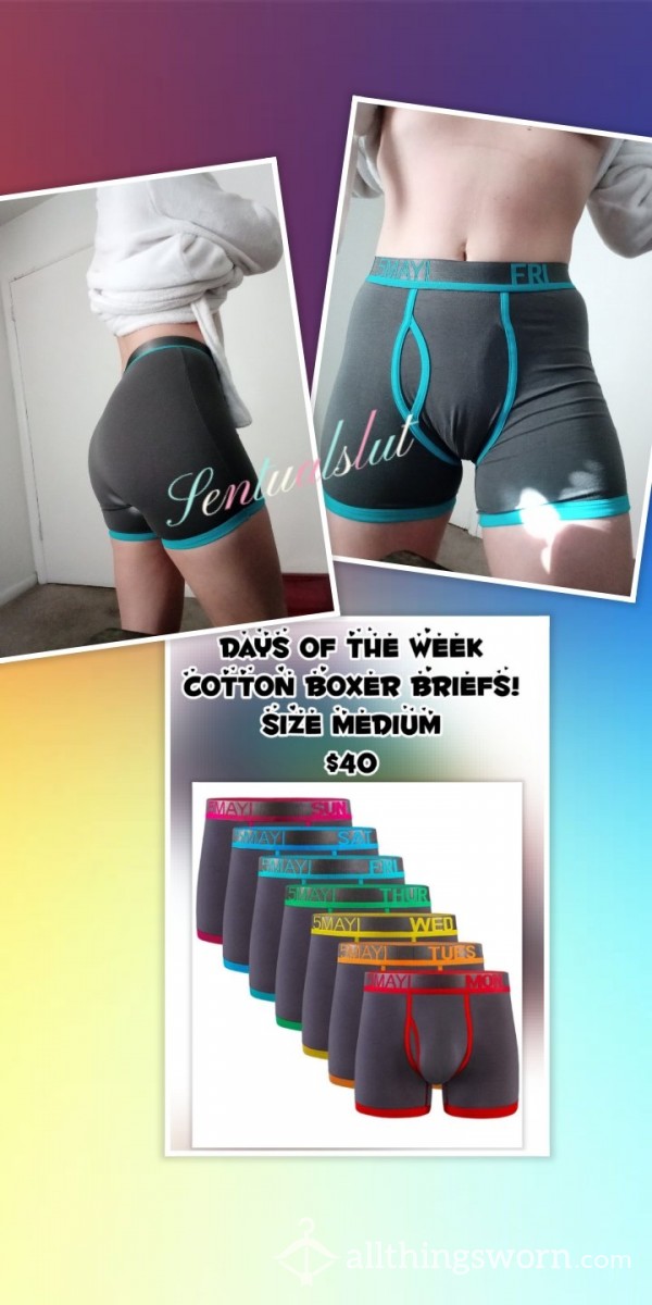 Men's Days Of The Week Boxer Briefs