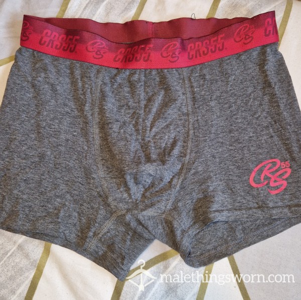 Mens Great Cross Hatch Boxers Medium Used