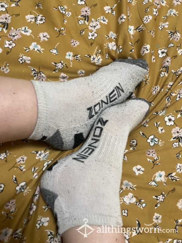 Men’s Socks On Woman