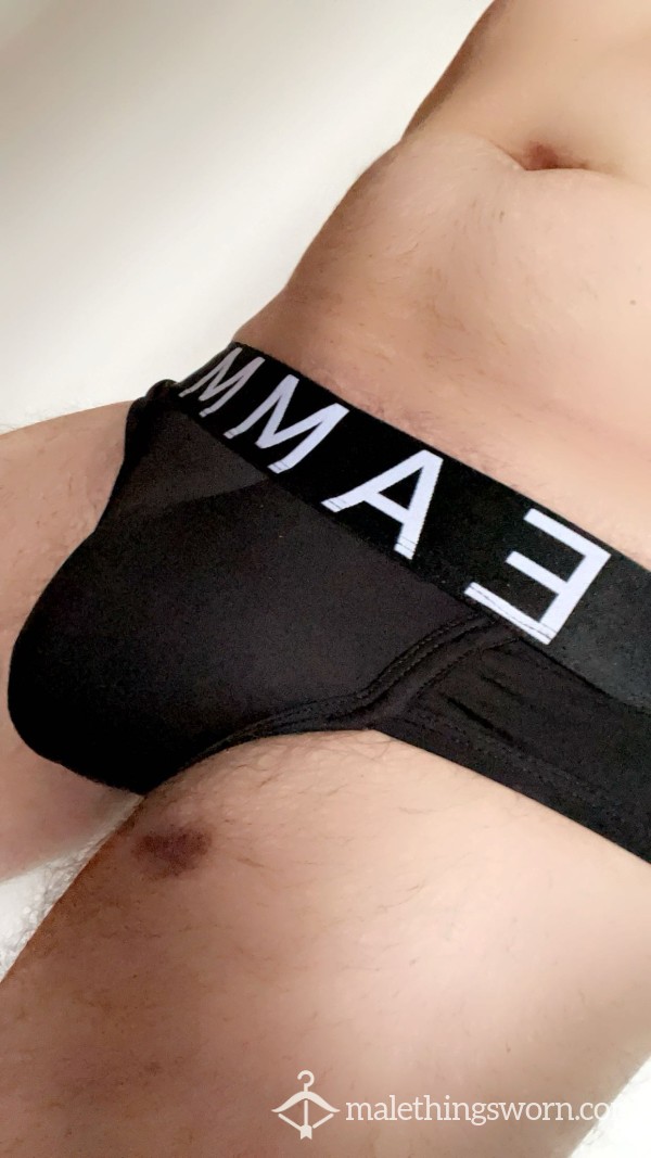 Men’s Used Black Team8 Jockstrap