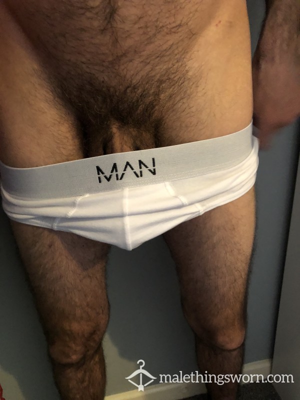 Mens White Briefs