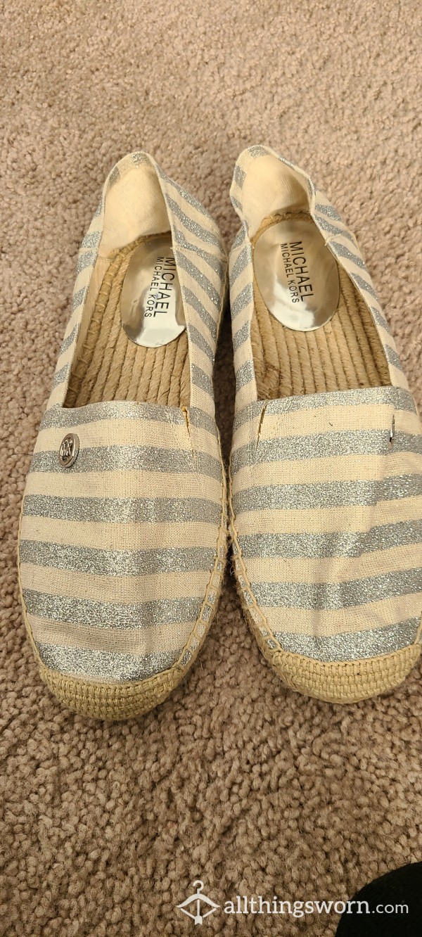 Michael Kors Canvas Flats