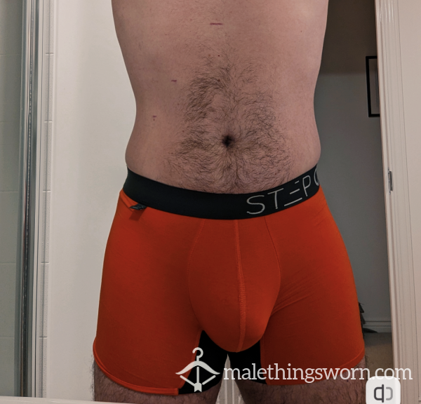 Microfiber Red Boxers Medium