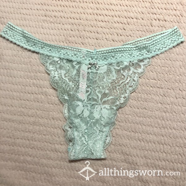 💚 Mint Green VS PINK Lace Thong💚