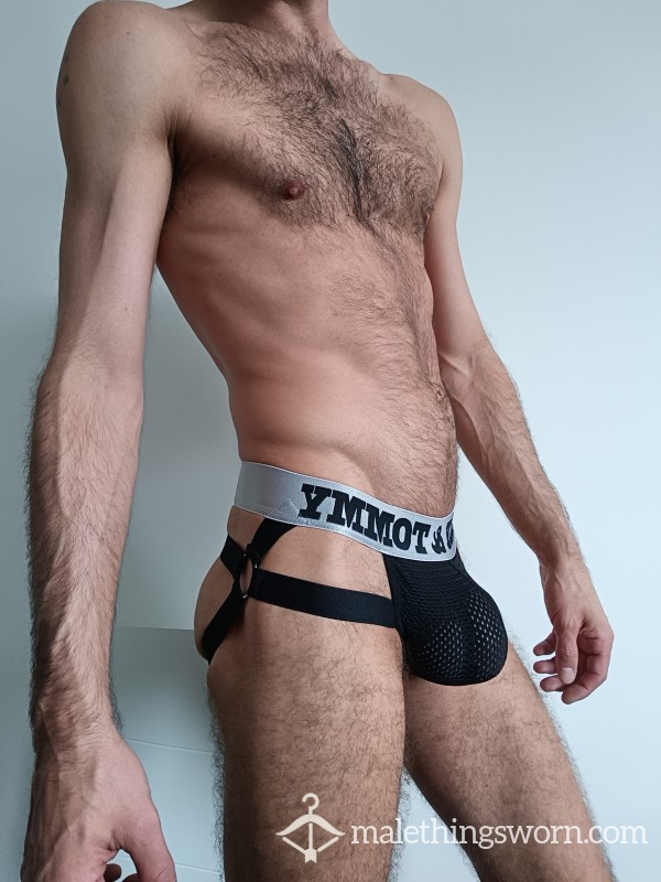 Molly & Tommy Black Jock/thong Hybrid, Small