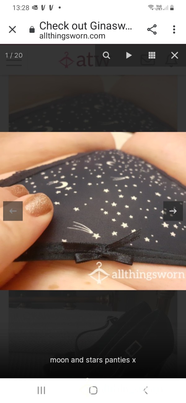 Moon And Stars Thong