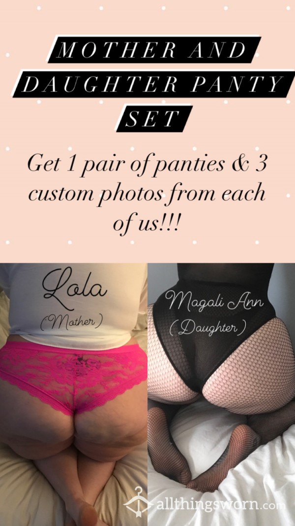 ✨Mother & Daughter Panty Set✨