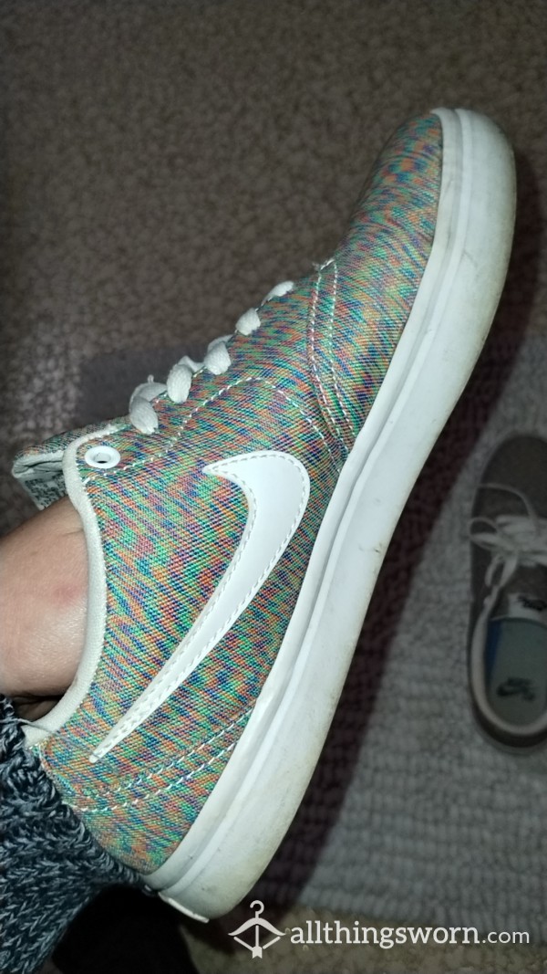 Multicolor Nike Lace Ups