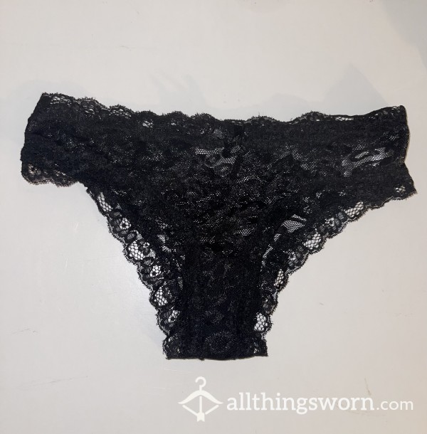 My Black Lace Panties