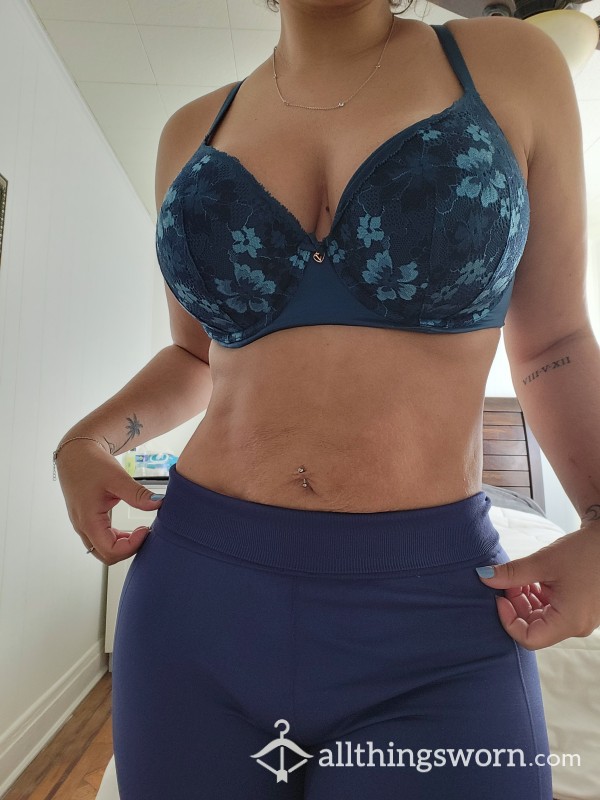 My Favorite Blue Lace Victoria Secret Bra