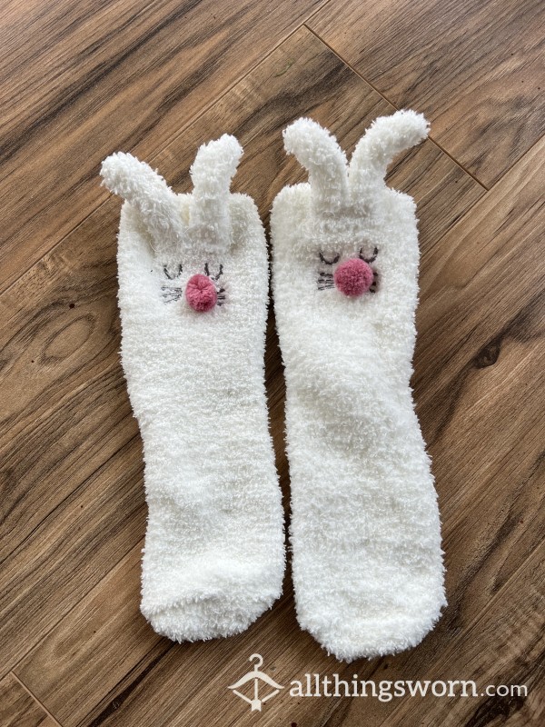 My Favourite Bunny Fuzzy Soft Socks🐰