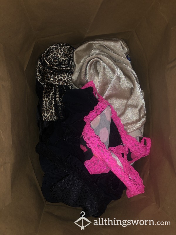 Mystery Grab Bag Of Second Hand Panties