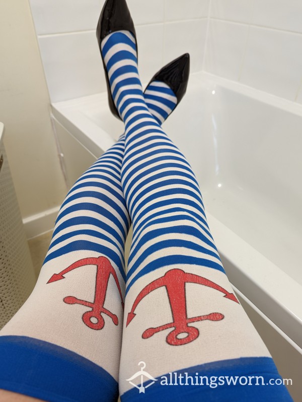 Nautical Stockings ⚓💙❤️