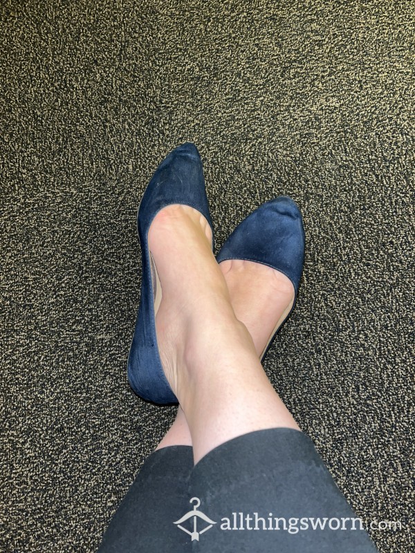 Navy Blue Flats ✨🦶🏻