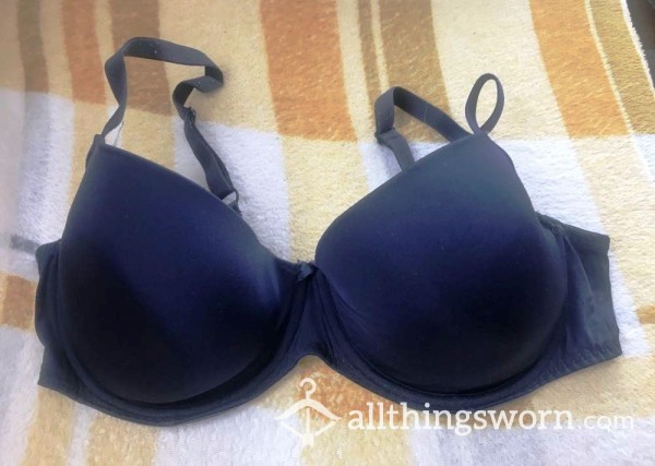 Navy Smooth T Shirt Bra, 38DD