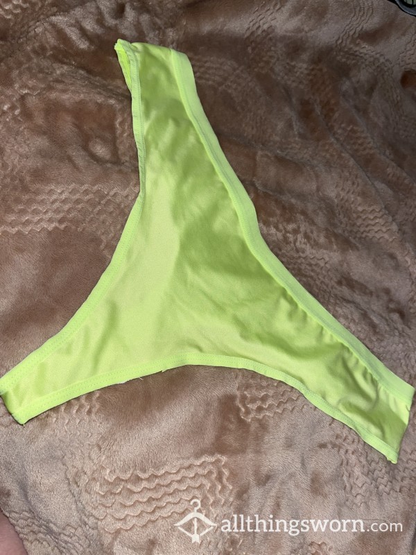 Neon Green Thong