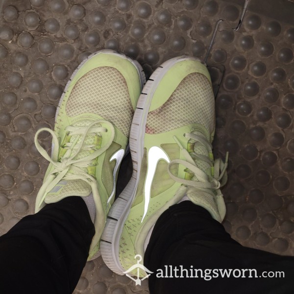 Neon Yellow Nike  Work Shoes