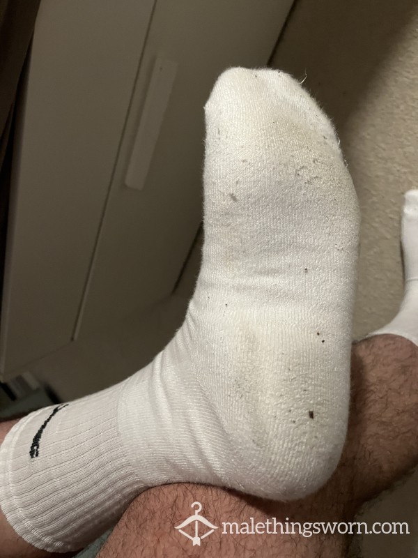 Nice N Sweaty White Puma Socks