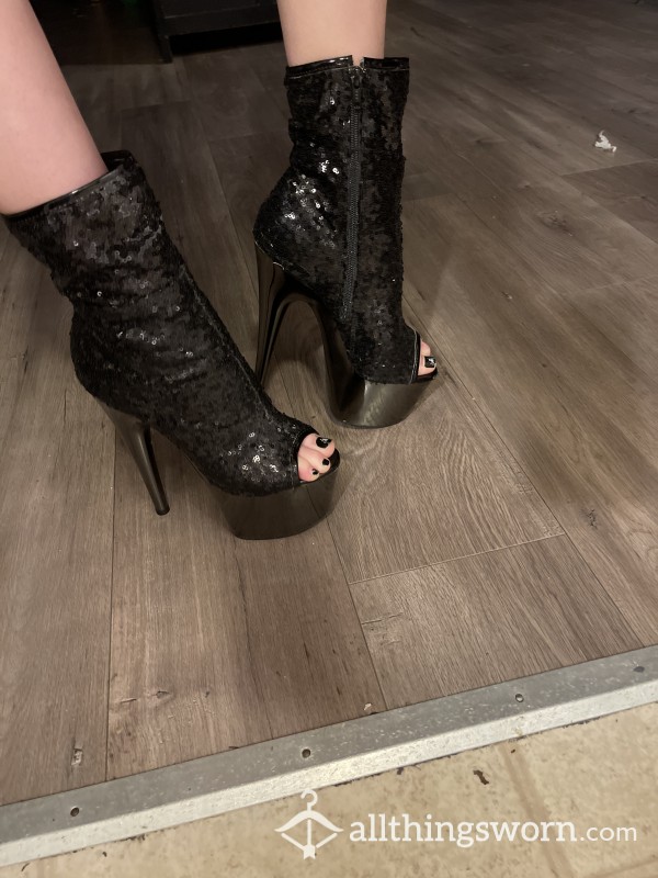 Nice S**y Pleaser Heels WORN