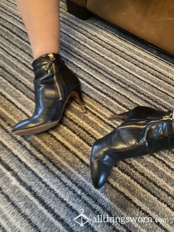 Nine West Designer Boots Well Worn