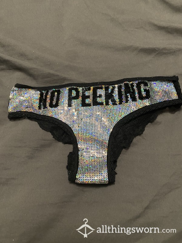 $25 Lace And Sequin Panties - No P**king 🫣 🤫