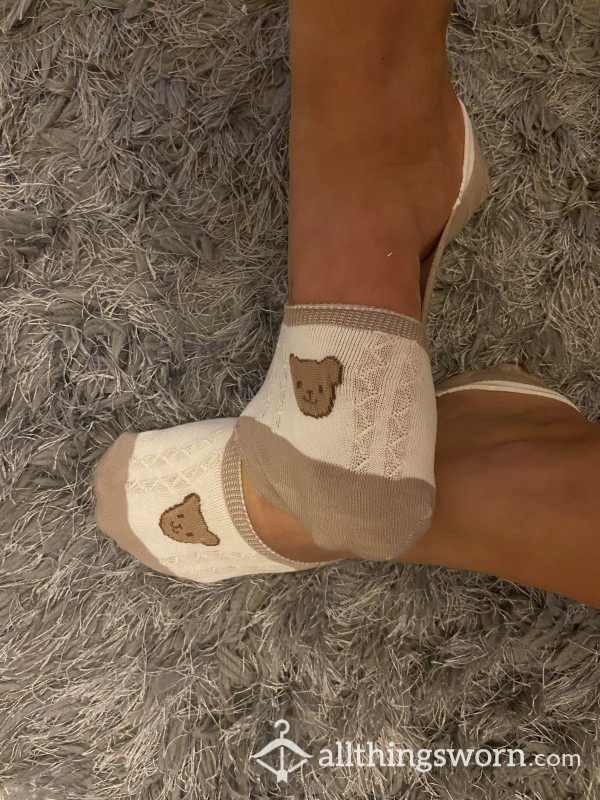 🧸🧸 No Show Teddy Bear Socks 🧸🧸