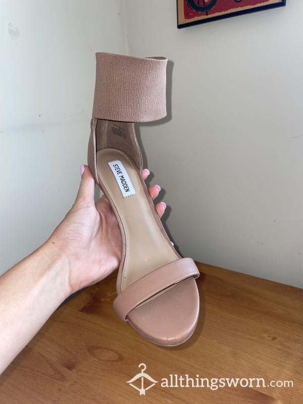 Nude Steve Madden Stilettos