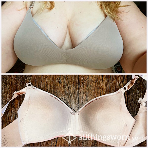 Nude Well-Worn 38C Bra 1 Week Wear