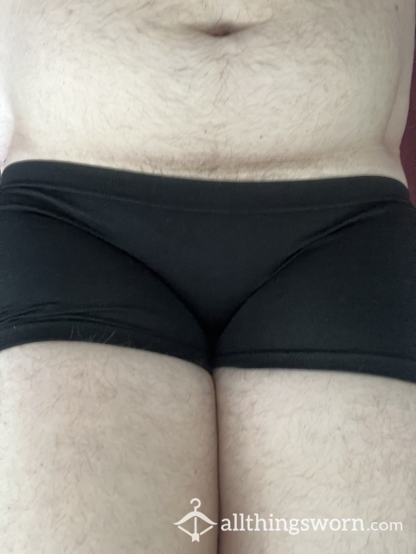 Nylon Black Boyshorts