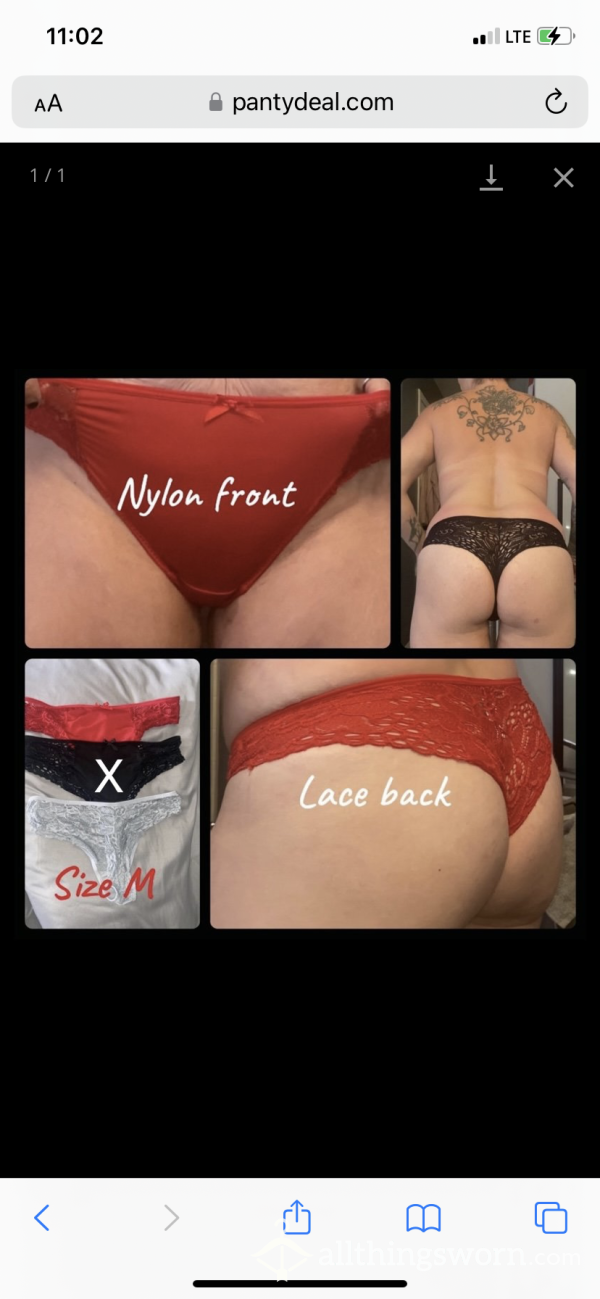 Nylon Front Lace Back