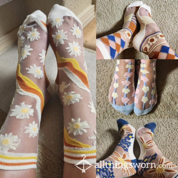 Nylon Cotton Socks! Shipping Included!