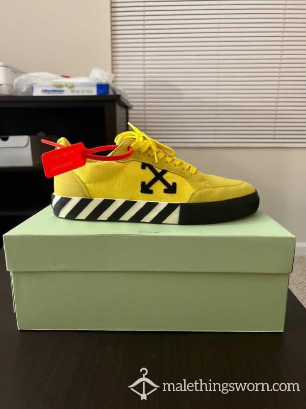 Off-white Yellow Shoes Prestine Condition