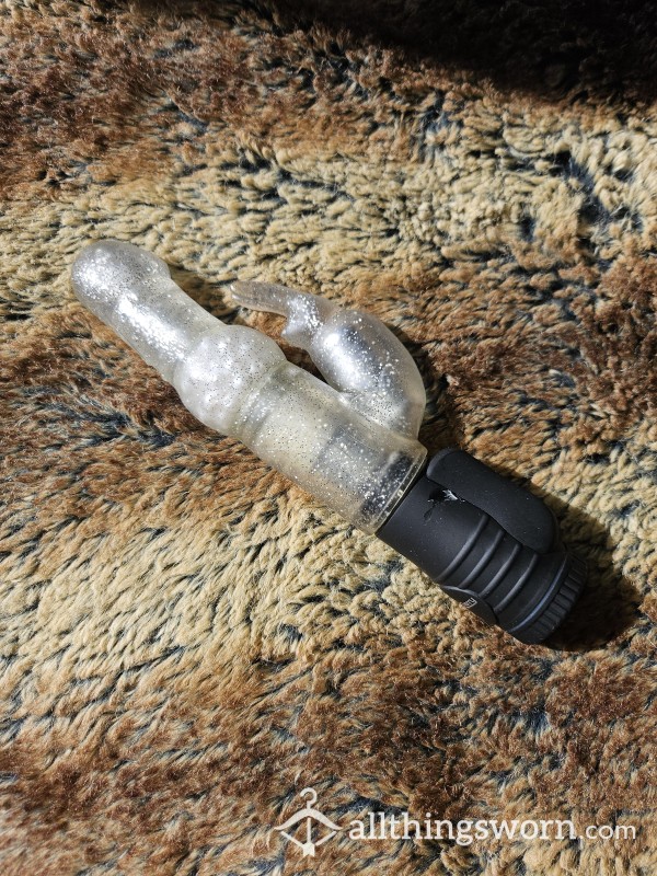 Old Well Used Big Large Bunny Vibrator Di**o.. F**ked So Hard I Broke It 😍.. Japanese Used S** Toy 9.5 Inchs