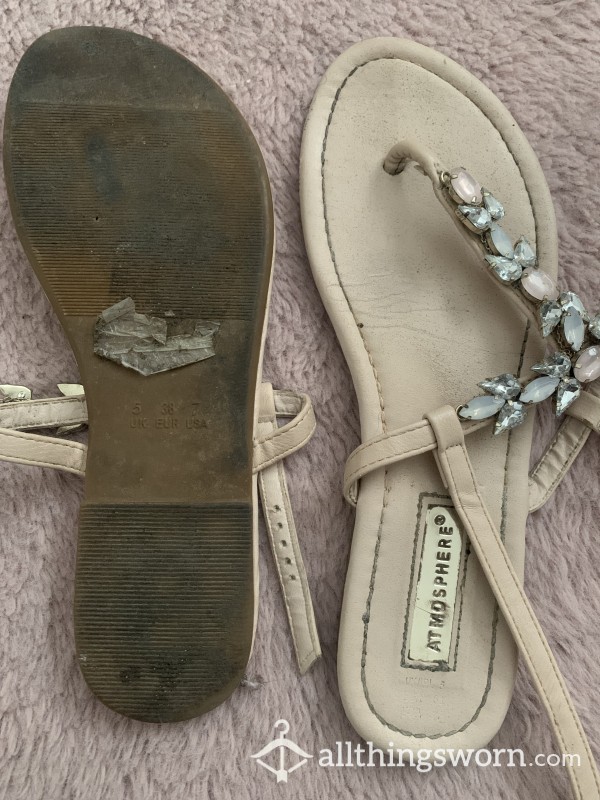 7 Yr Old Well Worn Sandals