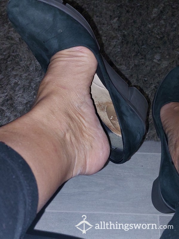 Old Worn Milf Work Shoes