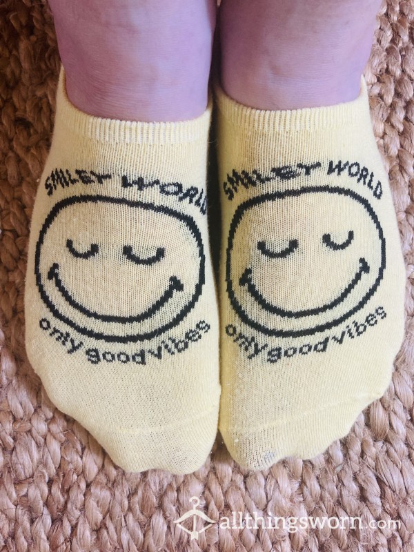 Only Good Vibes Sneaker Socks