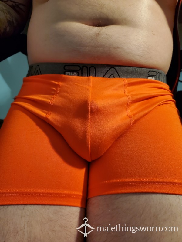 Orange Fila Boxer Briefs