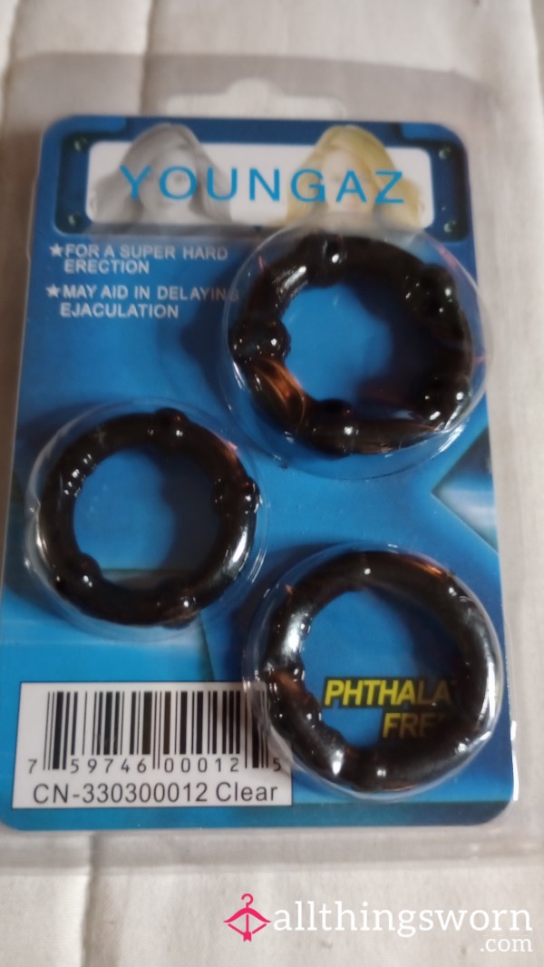 Package Of 3 Sized Silicone C*ck Rings ...