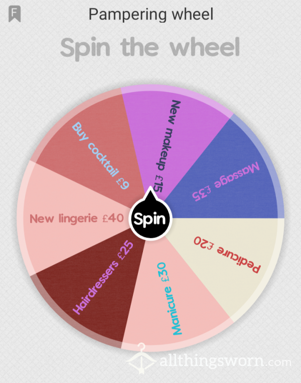 Pampering Wheel