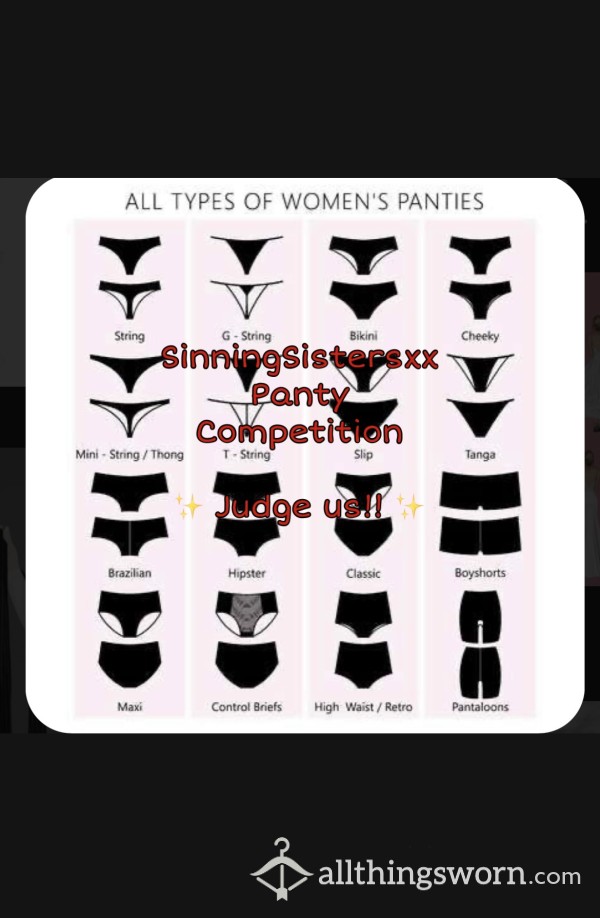 Panty Compet*tion ~ SinningSistersxx