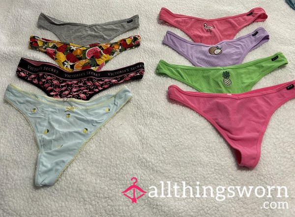 Panty Drop! VS And Pink Thongs